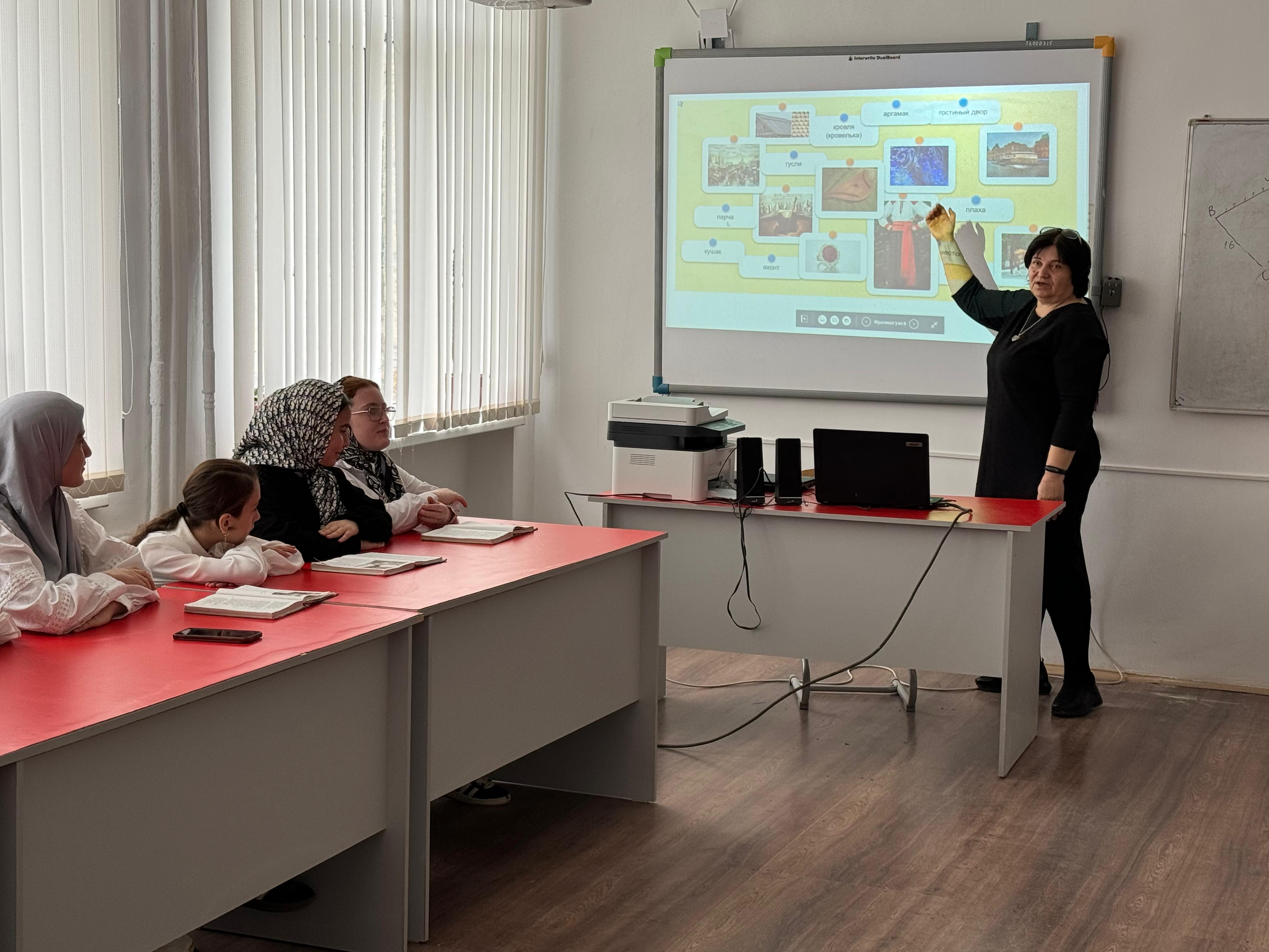 Урок литературы с использованием ЦОС.